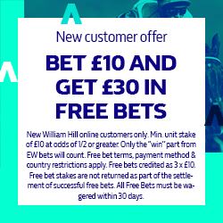 William Hill Doubles its Bet Boost, Try Grand Wheel at Vegas, Two Bingo Offers & More